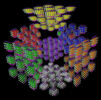 An A-perm that operates on 4c pieces demonstrated on the 3^7